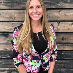 CANDIES FLORAL BLAZER JACKET